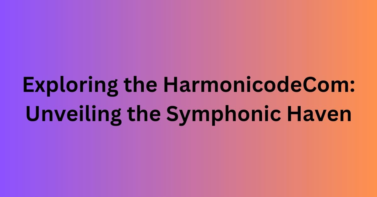 HarmonicOdeCom