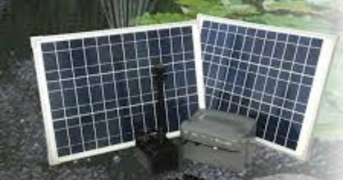 Solar Pond Pump