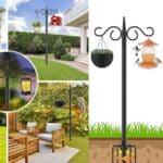 Adjustable Shepherds Hook | Two Sided Bird Feeder Poles