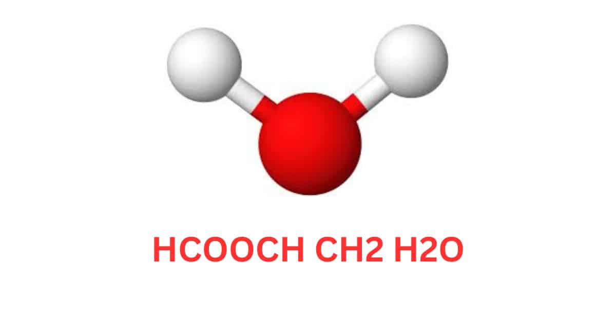 HCOOCH CH2 H2O